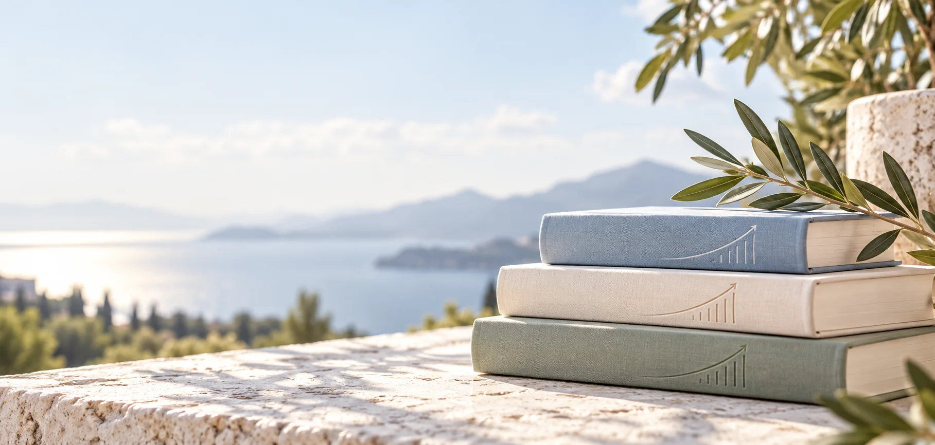 Libros y naturaleza como símbolo de crecimiento